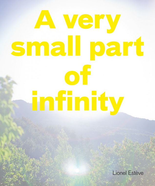 Lionel Estève, A very small part of infinity